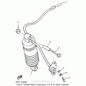 Схема узла: Rear shocks Yamaha XVZ1300 Venture Royale