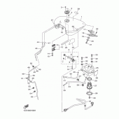 Схема узла: Топливный бак Yamaha XVS1300 Midnight Star