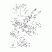 Схема вузла: Рама Yamaha TTR125 TT-R125