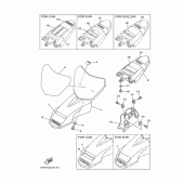 Схема вузла: Крило Yamaha TTR50 TT-R50
