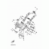 Схема вузла: Рама Yamaha YP400