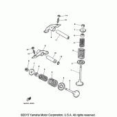 Схема вузла: Клапан Yamaha TTR230 TT-R230