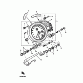 Схема узла: Панель приборов Yamaha BT1100 Bulldog