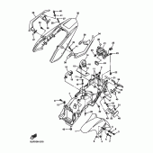 Схема узла: Крыло Yamaha FZS1000 FZ1