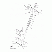 Схема узла: Рулевой механизм Yamaha XVS1300 XVS1300 Custom