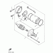 Схема вузла: Електричний стартер Yamaha VMX12 V-MAX