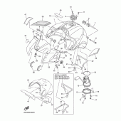Схема узла: Топливный бак Yamaha FZ1 FZ1 FAZER (Naked, ABS)