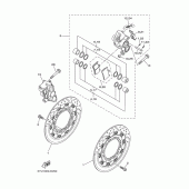 Схема узла: Передний тормоз Yamaha MT01 MT-01