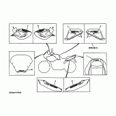 Схема узла: Графика и Эмблема (5GG2) Yamaha TDM850