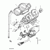 Схема узла: Панель приборов Yamaha YZF1000R Thunderace