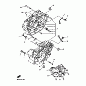 Схема вузла: Картер двигуна Yamaha WR250 WR250R