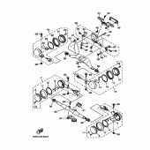 Схема узла: Поворотники Yamaha XV1700 Road Star Silverado S