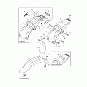 Схема вузла: Крило Yamaha TTR125 TT-R125