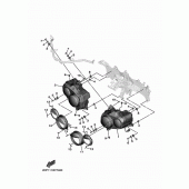 Схема узла: Фара Yamaha XV1900 Star Venture