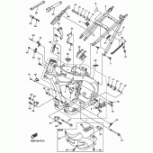 Схема узла: Рама Yamaha YZ250 YZ250FX