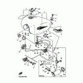 Схема узла: Топливный бак Yamaha XV250 Virago