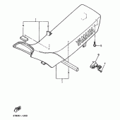 Схема вузла: Сидіння Yamaha XT500