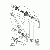 Схема узла: Привод стартера Yamaha YZ250 YZ250