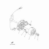 Схема узла: Генератор Yamaha YZ125