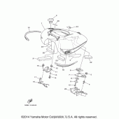 Схема узла: Топливный бак Yamaha XV1900 Raider
