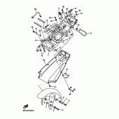 Схема узла: Крыло Yamaha YZF-R6/ YZF600 R6 RaceBase