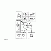 Схема узла: Графика и Эмблема (3RW2) Yamaha XT225 Serow