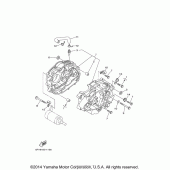 Схема вузла: Картер двигуна Yamaha TW200