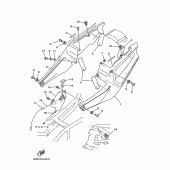 Схема вузла: Бічна кришка Yamaha TRX850