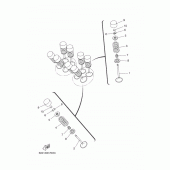 Схема узла: Клапан Yamaha XSR700/ MTM690