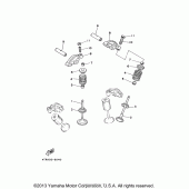 Схема узла: Клапан Yamaha XVS650 V-Star Midnight Custom