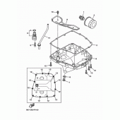 Схема вузла: Фільтр масляний Yamaha FZ10/ MTN1000 MT-10