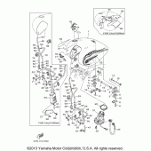 Схема узла: Топливный бак Yamaha XV1700 Road Star Silverado