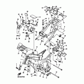 Схема вузла: Рама Yamaha FZ6 FZ6-S2 (Naked)