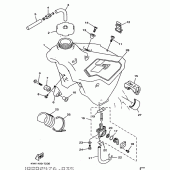 Схема узла: Топливный бак Yamaha WR250 WR250Z