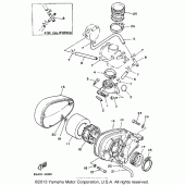 Схема вузла: Повітряний фільтр Yamaha XV250 Route 66