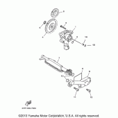 Схема узла: Масляный насос Yamaha XVS650 V-Star Custom