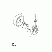 Схема вузла: Генератор Yamaha YZF-R6/YZF600 R6