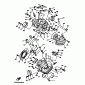 Схема вузла: Головка циліндра Yamaha XVS400 Drag Star