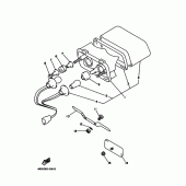 Схема вузла: Задній ліхтар (Стоп сигнал) Yamaha TRX850