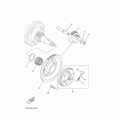 Схема узла: Привод стартера Yamaha YZF-R125