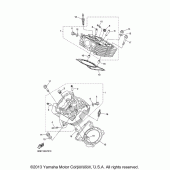 Схема узла: Головка цилиндра Yamaha XVS1300 Stryker