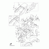 Схема узла: Крыло Yamaha XJR1300