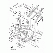Схема вузла: Рама Yamaha YZ250 YZ250F