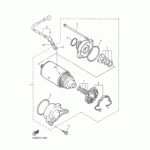 Схема вузла: Електричний стартер Yamaha XJR1300