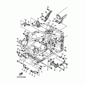 Схема вузла: Рама Yamaha XV1700 Road Star Midnight Warrior