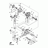 Схема вузла: Водяний насос Yamaha FZ1 FZ1 FAZER (S-TYPE ABS)