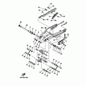 Схема узла: Задний рычаг и Подвеска Yamaha XT660