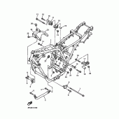 Схема узла: Рама Yamaha XJR1200