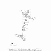 Схема вузла: Рульовий механізм Yamaha YZF600R Thundercat