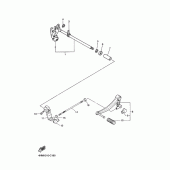 Схема вузла: Вал перемикання Yamaha XJR400